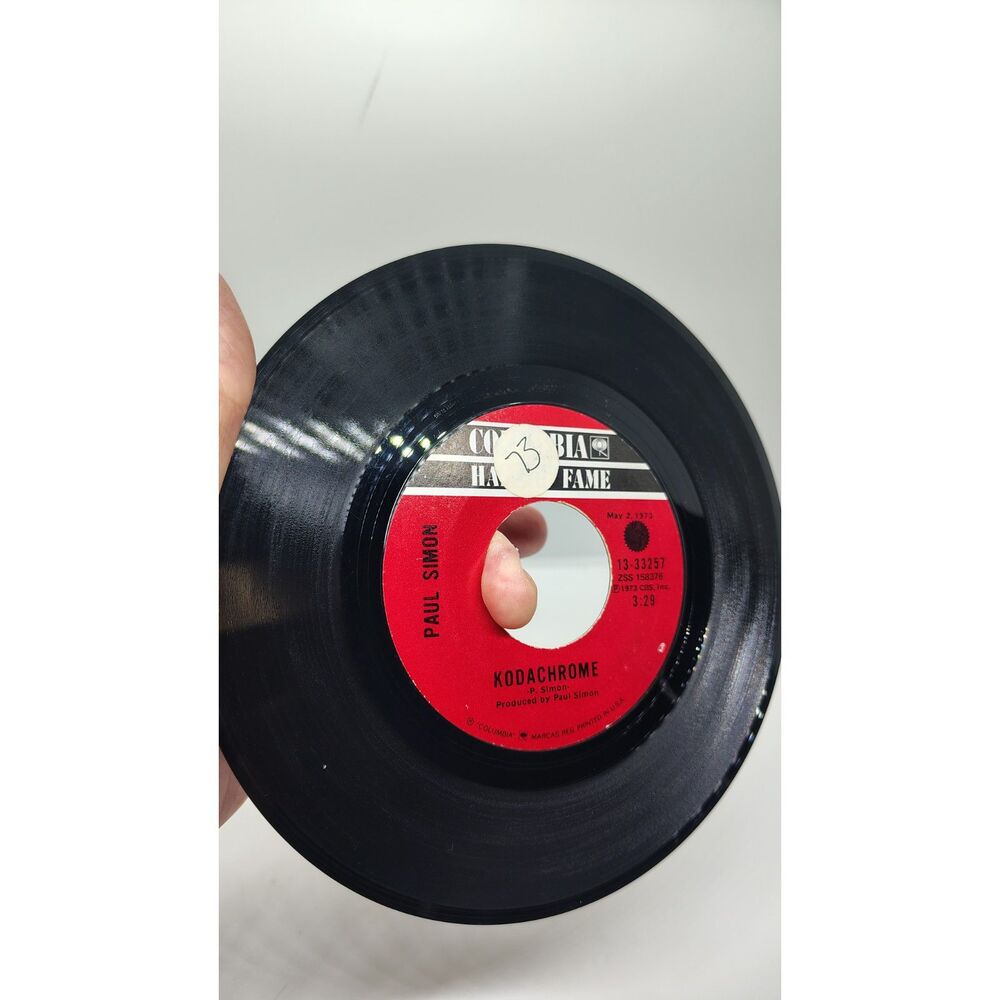 Paul Simon Loves Me Like A Rock /Kodachrome 1973 Columbia Hall of Fame 45 record